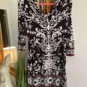 Black and White tunic dress